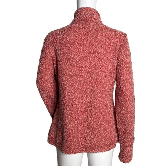 ExOfficio Jacket Womens Small Pink Zip Up‎ Nubby Fleece Casual Outdoors Heritage - Picture 4 of 7
